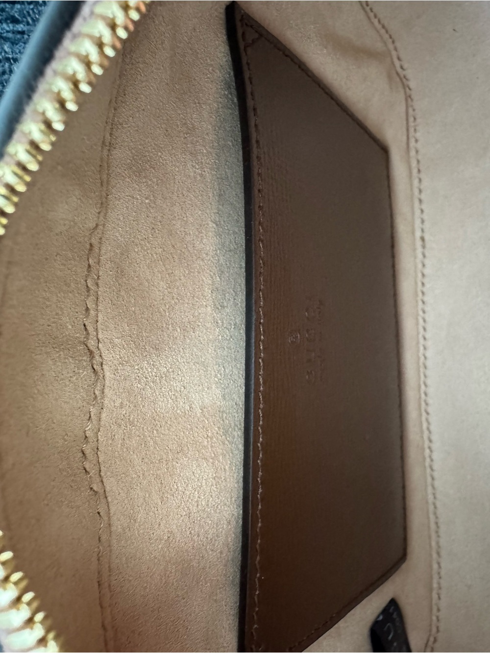 Gucci Beige GG Supreme Canvas Brown Leather Horsebit Crossbody - Picture 9 of 11